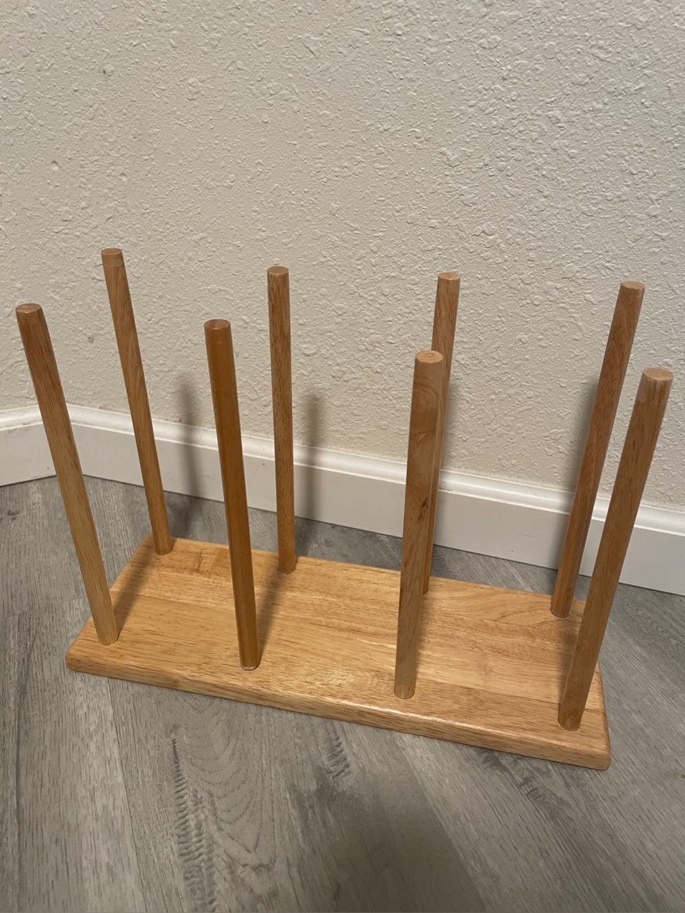 Solid Wood Puppet Display Storage Stand for 8 Puppets - Picture 4 of 4